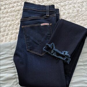 Hudson Jeans Dark Blue Cropped Denim